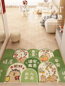 Waterproof Anti-slip Entrance Door Mat Customizable Dust Removal Clean Easy Polyester Fiber Long Rectangle Home Entrance Mat