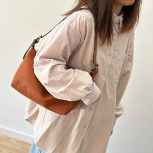 BeeGreen Women Genuine Leather Small Shoulder Bag Elegant Commuter Bag Soft  Sling Bag Casual Cellphone Bag