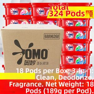 OMO | Multi-functional Laundry Pods with Antibacterial Deodorizing and Long-lasting Fragrance