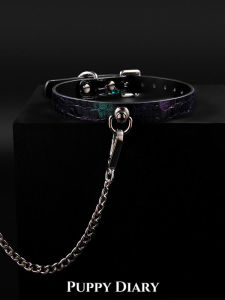 High-End Top-Layer Cowhide Choker Necklace for Men And Women Original Design Engraving Available Fashion Jewelry Accessory