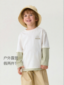 Marc&Janie | Outdoor Camping Pure Cotton Two-piece Style Boys T-Shirt