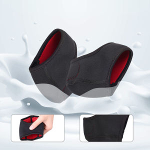 VTTO 1Pair Back Heel Sleeve Socks Ankle Brace Arch Support Orthotic Insole Plantar Fasciitis Therapy Wrap nvisible Foot Heel Protect Pain Relief for Men Women