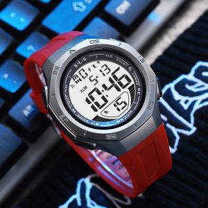 MAYZHISU Mens Sports Watch Waterproof LED Digital Wristwatches Stopwatch Alarm Clock Luminous Sport Watches for Man Teens