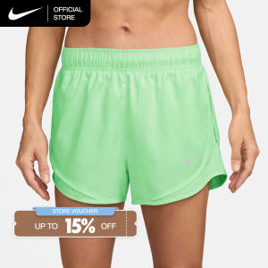 Nike Tempo Womens Dri-FIT Mid-Rise Brief-Lined Running Shorts - Cucumber Calm [HM6097-392]