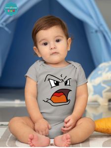 Baby Character Onesies with  Name Back Print - Pokemon-Geodude