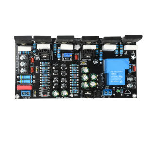 Upgraded Version 300W Mono Power Amplifier 1943+5200 High Power Tube Amp Board +Speaker Protection Relay Hifi Audio Amplifier