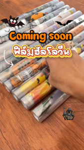 สติ๊กเกอร์สุญญากาศตกแต่งกระจก ตกแต่งร้าน ไม่มีกาว เทศกาลฮาโลวีน ( Hallowen ) สุญญากาศ ตกแต่งกระจก ตกแต่งร้าน แผ่นใหญ่