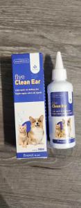 Five Clean Ear - Dung Dịch Nhỏ Tai Làm Sạch và Dưỡng Ẩm Ngăn Ngừa Viêm Tai Ngoài cho Chó Mèo