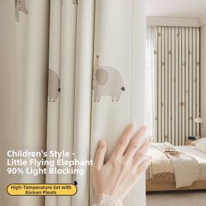 Nature Wind Sunshine | Cartoon Printed Blackout Curtains for Children