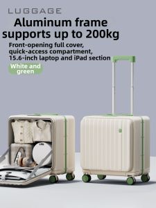 VCC | Vali Du Lịch Đa Năng Mở Trước 18 Inch Mới 2025
