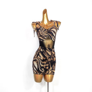 YJFY Dance | Latin Dance Outfit Thin Summer Practice Suit