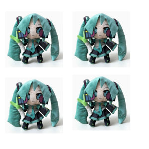Bandai | New 25cm Japanese Anime Plush Stuffed Toy iHasune~ Miiku Plush Doll Soft Pillow Future Doll Cute Christmas Gift for Children