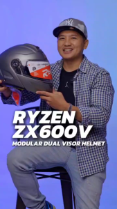 RYZEN ZX-600V MODULAR DUAL VISOR HELMET