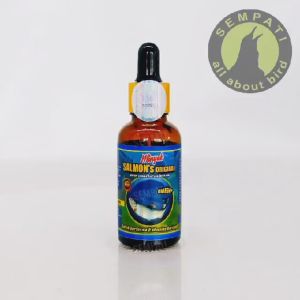 SEMPATI Minyak Salmon Original Omega Plus Vitamin Burung Berkicau Murai Lovebird Kenari Kacer Pleci Suplemen Burung Cepat Gacor