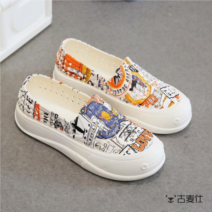 Giày Đế Dày Thoải Mái Cho Bà Bầu Đi Biển Giày Đế Mềm Thoáng Khí Chống ...