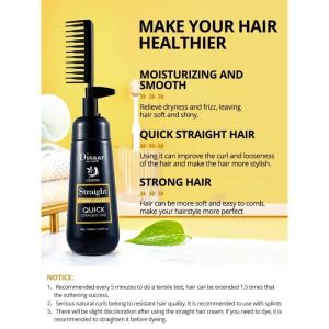 Replenishes Hair Nutrition Hair Straightener Cream Naturally Supple Straight Hair Comb Keratin Hair Treatment
