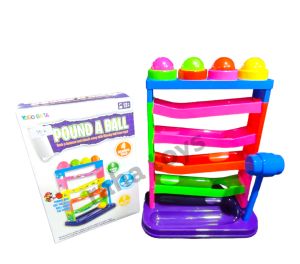 Pound A Ball Roll Down The Ramps