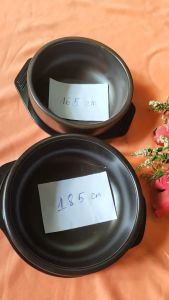 Tô đất / tô sứ tô đất nâu kiểu Hàn Quốc 16.5 cm / 18 cm / 19cm - 1050ml /1000 ml /1100 ml