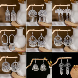 Hoa Tai Tua Rua Kim Loại Phong Cách Dân Tộc Cổ Điển Thời Trang Nữ Trang Sức Thời Trang Hợp Kim Mới Về Cặp Giá 10-1999