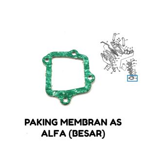 Paking Membran As Alfa (Lubang Besar) - Packing Peking Gasket Membran Reed Valve Lubang As Besar Yamaha Sigma Champ