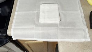 3pcs Cheese Cloth Tofu Maker Cloth Breathable Soybean Milk Filter Gauze With Locking Edge 50X50CM