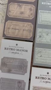 50lembar vintage memo kertas Koran Gaya Vintage Untuk Dekorasi Scrapbooking catatan Mini Untuk Dekorasi Scrapbook / Album Foto