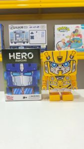 Mainan Anak HERO DANCING CUBE MAN BTC-3059 Mainan Hero Berjalan Robot Lampu Anak