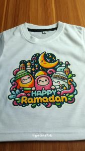 Code8.id DTF Kaos Laki Laki Edisi Ramadan Dodle Anak Anak Best Seller Awan MURAH DAN TRENDY