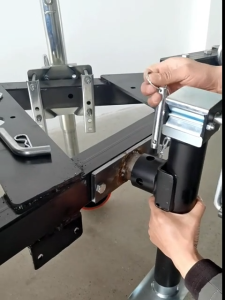 Hand-cranked Hydraulic Trailer Jack Screw Lifting Support Legs Agricultural Implement Hopper Stand
