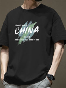 Áo Thun Nam Tay Ngắn Cotton Nguyên Chất Mùa Hè 2025 Thời Trang Thường Ngày Cổ Tròn in Họa Tiết Hoạt Hình Thoáng Khí