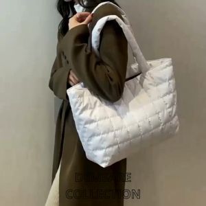 Puffy Bag ALICE Tote Bag Resleting Big Size Tas Laptop Up To 16 Inch Tas Kuliah Kekinian Tas Wanita