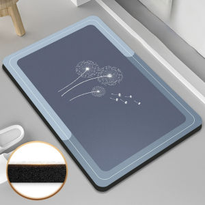 VIKAMA Anti-Skid Durable Easy To Clean Bath Blanket High Quality Super Absorbent Bathroom Door Mat Diatom Mud Bathroom Door Mat