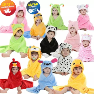 MIKADO - KP150 SELIMUT BAYI TOPI BONEKA 3D SELIMUT BAYI KARAKTER MURAH