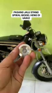 Jalu Stang Spiral Heng Chrome Universal Motor HIGH QUALITY