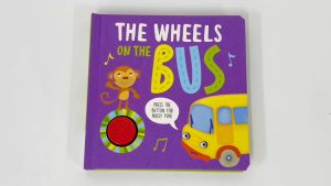 The Wheels On The Bus Sound Book (Hardcover) For Toddlers To Sing Nursery Rhymes
