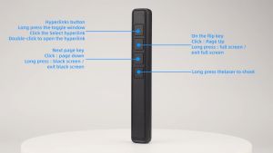 2.4G Wireless Rechargeable PowerPoint Clicker Laser Pointer PPT Presenter Remote Control Pen