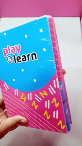 สมุดปกอ่อน รุ่น PLAY LEARN จำนวน 40 แผ่น คละแบบ ยี่ห้อ SAENGROONG / 1 โหล (12เล่ม)