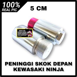 PENINGGI SHOCK SKOK DEPAN NINJA RR 5CM DAN 10CM