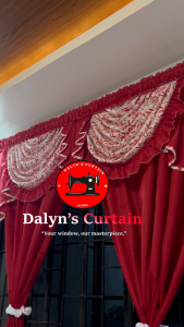 DALYNS CURTAIN | NEW 65"W X 72"L INCH DOUBLE SWAG GEENA PONGEE/EARTH CURTAIN PANEL FOR WINDOWS