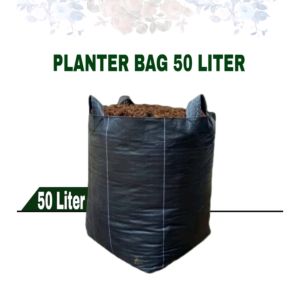 planterbag/pot tebal hitam ukuran 50liter termurah tahan lama