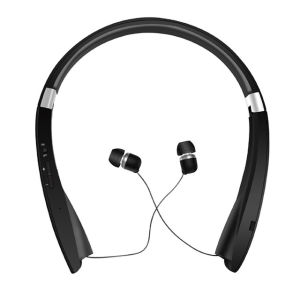 SX-991 Wireless Sports Neckband Folding Telescopic Wired Bluetooth-Compatible 5.0 Stereo Earphones Headphone With Microphone