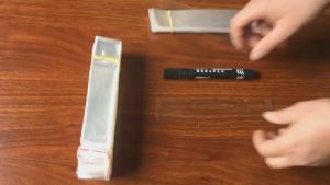 3*15cm Wide Clear Transparent Adhesive Bags Spoon Candy Jewelry Gift Packing Little Pen Plastic Bag Food Home Wedding