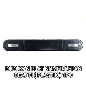 Dudukan Plat Nomer Depan Beat Fi (Plastik)  Pangkon Bracket Breket Braket Pelat Nomor Nopol Bagian Depan Honda Beat Fi Full Injeksi Beat Pop Vario New 150 125 LED (Plastik)