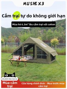 MUSHE | Waterproof Sun Protection 3-4 Person Camping Tent 6.3m²
