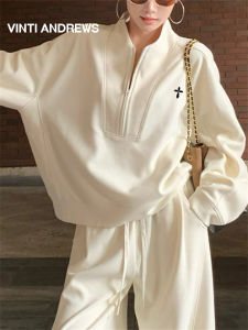Versatile Loose Fit Sportswear Tracksuit