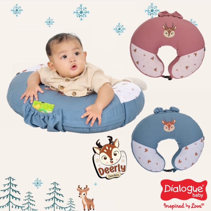 Dialogue Baby Bantal Menyusui 4in1 Deerly Series Nursing Pillow