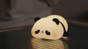 LED Cute Panda Night Light: A 3-Level Dimmable Nursery Lamp & Rechargeable Bedside Touch Lamp