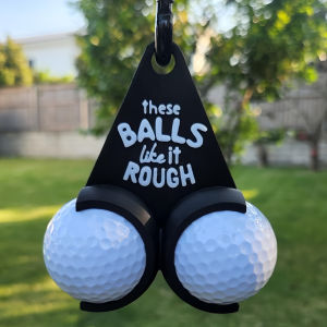 other | Funny Golf Ball Holder Golf Accessories Black 3D Printed Golf Tee Holder Sports Gift for Golfers Men