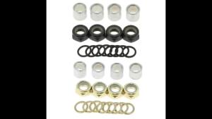 16Pcs Longboard Bearing Spacers Washers And Hardware Screws Mounting Bolts Set for Four-Wheeled Skateboard Longboard Accessories