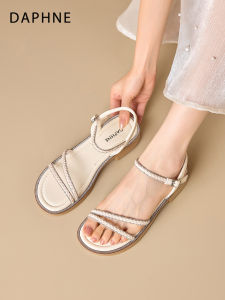 Daphne | Ankle Strap Beach Sandals Flat Shoes Soft Soles Summer